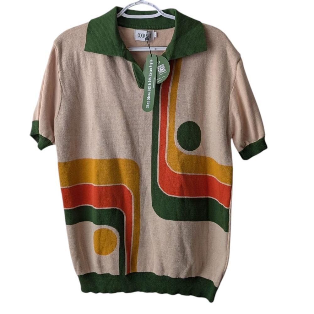 NWT Men's Oxknit Retro Knit Polo